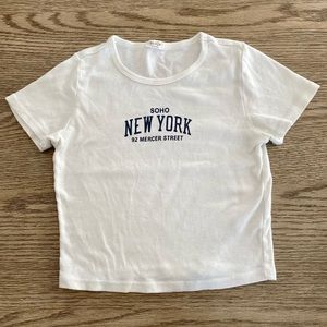 John Galt/Brandy New York crop top